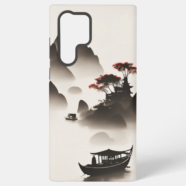  Japanische Landschaft  -  Samsung Galaxy Hülle (Rückseite)