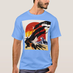 Japanische Landschaft T-Shirt