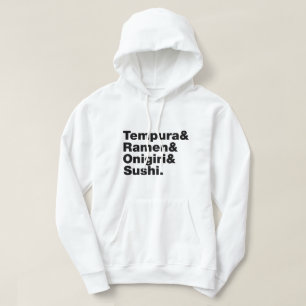 japanische Lebensmittel Tempura & Ramen & Onigiri  Hoodie