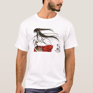 Japanische Leidenschaft - Mädchen-Samurai T-Shirt