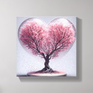 Japanische Liebe Cherry Blossom Leinwanddruck