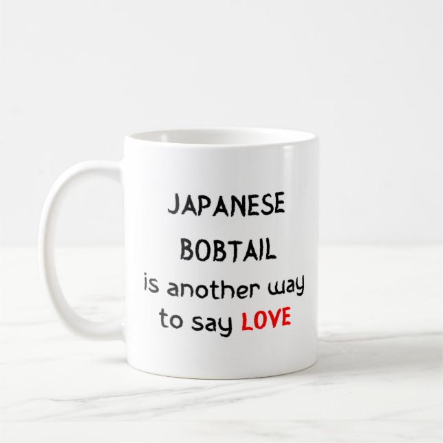 japanische Liebe Kaffee Tasse (Links)