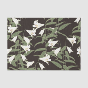 Japanische Lily-Blume Seidenpapier