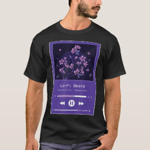 Japanische Lofi Ästhetik Sakura Cherry Blossom Flo T-Shirt