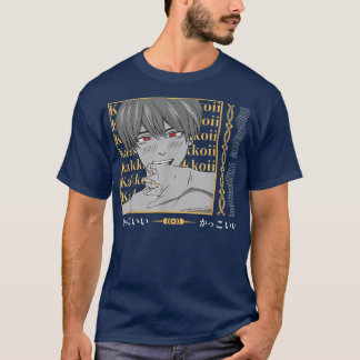 Japanische LoFi Boy Anime Otaku Japan Ästhetik T-Shirt