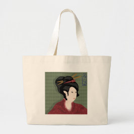 Japanische Mädchen-Tasche Jumbo Stoffbeutel