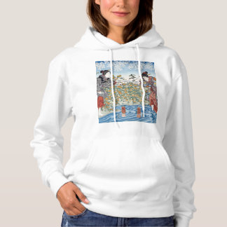 Japanische Mädchen von Ide Tama Fluss Hoodie