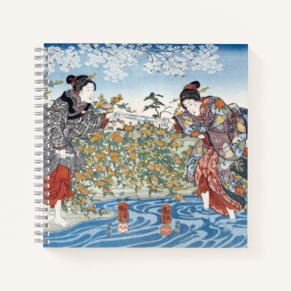 Japanische Mädchen von Ide Tama Fluss Notizbuch
