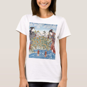 Japanische Mädchen von Ide Tama River T-Shirt