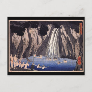 Japanische Malerei c. 1800 Postkarte