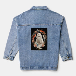 Japanische Mandala-Fantasie-Kunst Jeansjacke