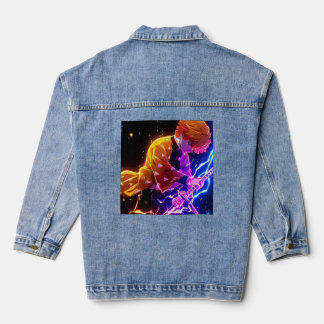 Japanische Manga-Anime tanjiro Jeansjacke
