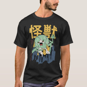 Japanische Monster Kaiju Brussel Sprouts Angriff S T-Shirt