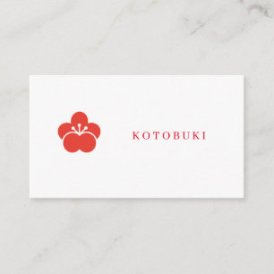 Japanische Musterkarte Visitenkarte