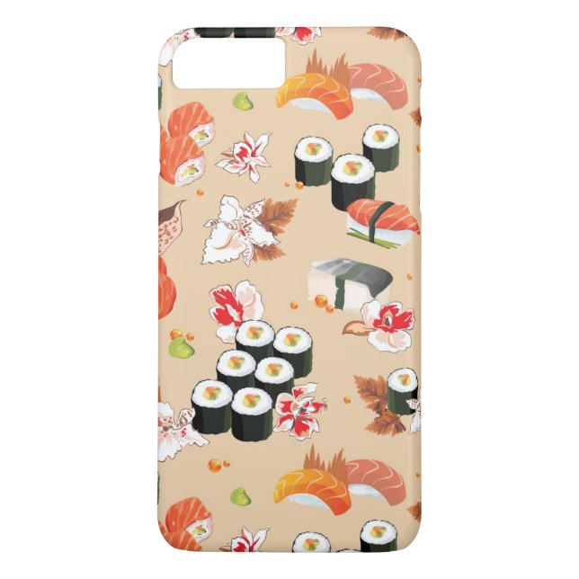 Japanische Nahrung: Sushi-Muster 3 Case-Mate iPhone Hülle (Rückseite)