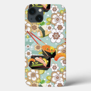 Japanische Nahrung: Sushi-Muster 4 iPhone 13 Hülle