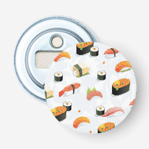 Japanische Nahrung: Sushi-Muster Flaschenöffner