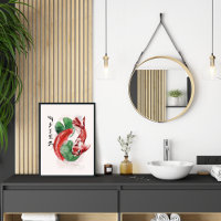 Japanische Natur Asien Koi Elegante