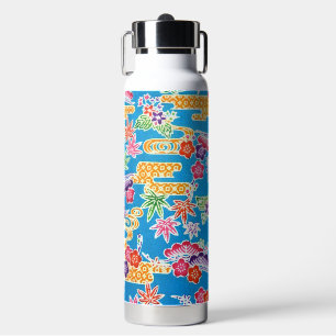 Japanische Okinawa-Färbung (Bingata) Trinkflasche