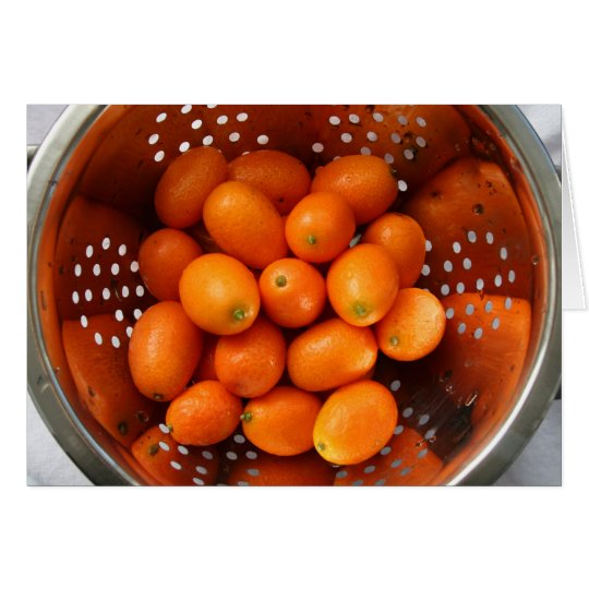 japanische Orangen Karte