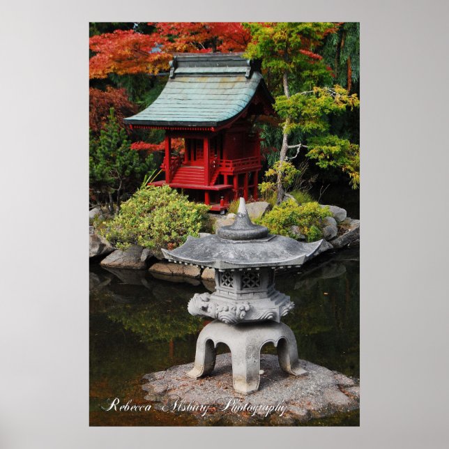Japanische Pagoda Poster (Vorne)