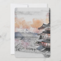 Japanische Pagode und Fuji