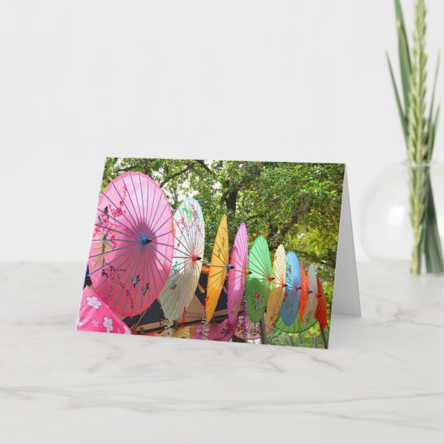 Japanische Parasolnotecard Karte (Vorderseite)