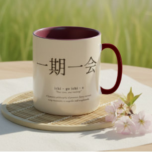 Japanische Philosophie Achtsamkeit Zen-Geschenk Ka Tasse
