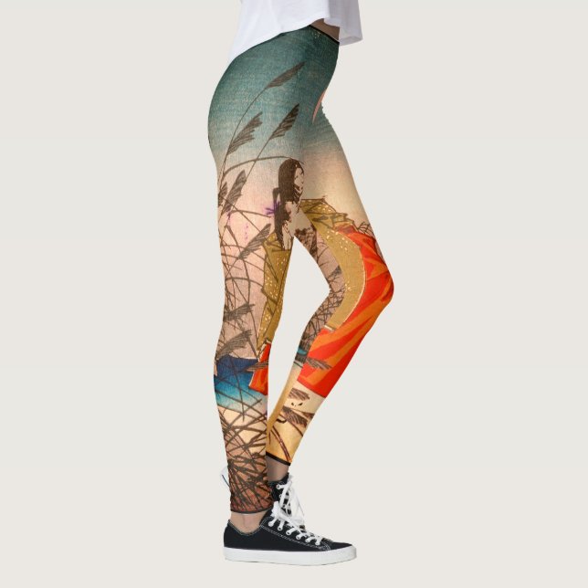 JAPANISCHE PRINT-Leggings Leggings (Rechts)