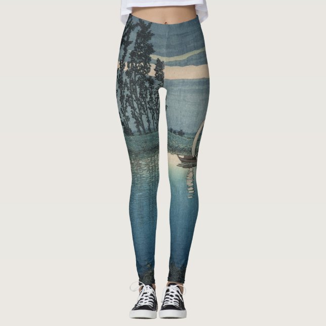 JAPANISCHE PRINT-Leggings Leggings (Vorderseite)