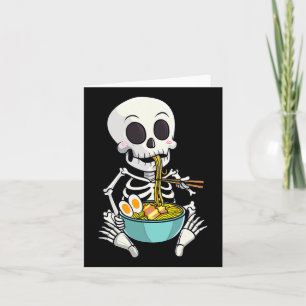 Japanische Ramen Noodles Anime Halloween-Kostüme Karte