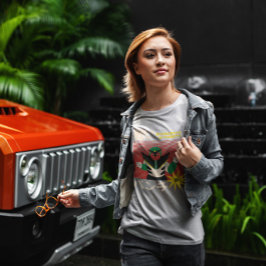 Japanische Roboterfigur Retro T-Shirt