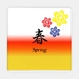 Japanische Saison Untersetzer Set