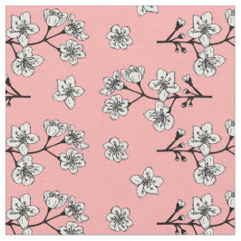 Japanische Sakura Blossom Blume Muster Stoff