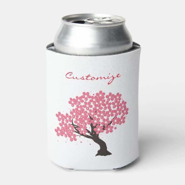 Japanische Sakura Kirschblüten Thunder_Cove Dosenkühler (Kanne Vorderseite)