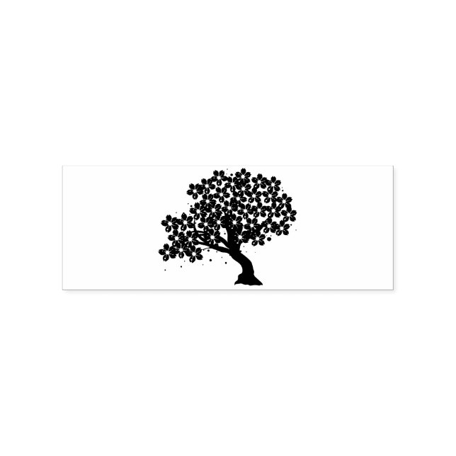 Japanische Sakura Kirschblüten Thunder_Cove Gummistempel (Prägung)