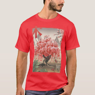 Japanische Sakura Kirschblüten Tree Pink Song T-Shirt