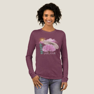 Japanische Sakura-Langschläfer-T - Shirt