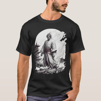 Japanische Samurai Illustration T - Shirt