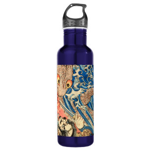 Japanische Samurai kämpfen Salamander 710 ml Wasse Edelstahlflasche