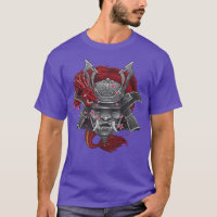 Japanische Samurai Maske Drache mit Kirschblüte p
