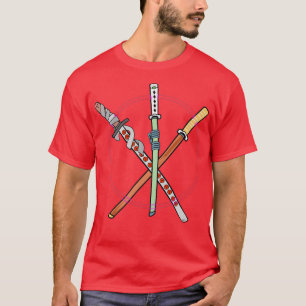 Japanische Samurai-Schwerter T-Shirt