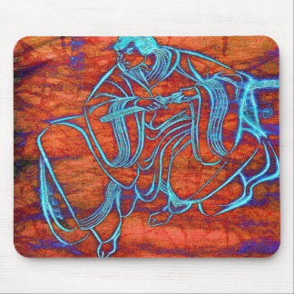 Japanische Samurai-Schwertfechter-schöne Kunst Mousepad