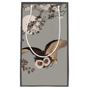 Japanische Schneemondwoodcut Flying Night Kleine Geschenktüte