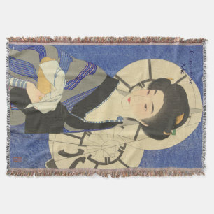 Japanische Schönheit beim Bathouse Decke