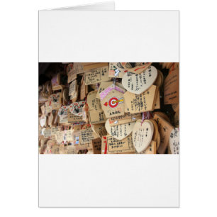Japanische Schrein-Holz-Dedication