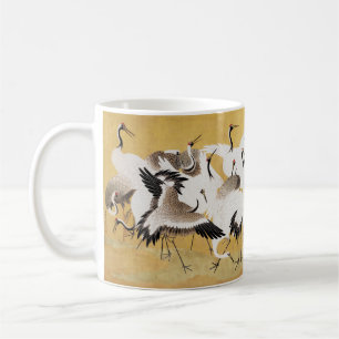 Japanische Schwarmkraniche Vintage Vogel Reich Kla Kaffeetasse