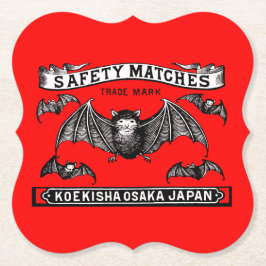Japanische Sicherheitsmatten Art Bats Untersetzer