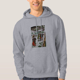 Japanische Snowscape Hoodie