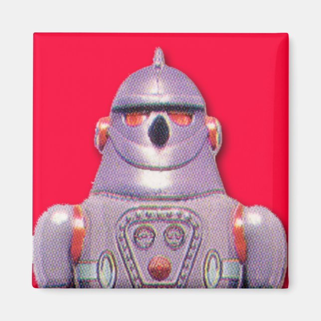 Japanische Spielzeugrobot Square Magnet (Vorne)